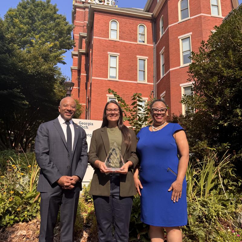 Photo of Amie Raines, inaugural Bridge Builder award winner